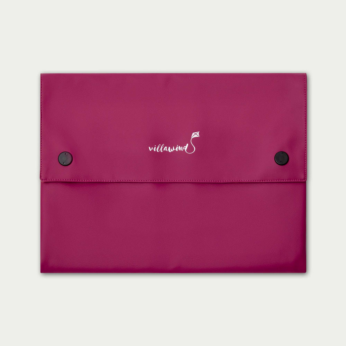 Faltbare Wickeltasche von Villawind für unterwegs in der Farbe Pink